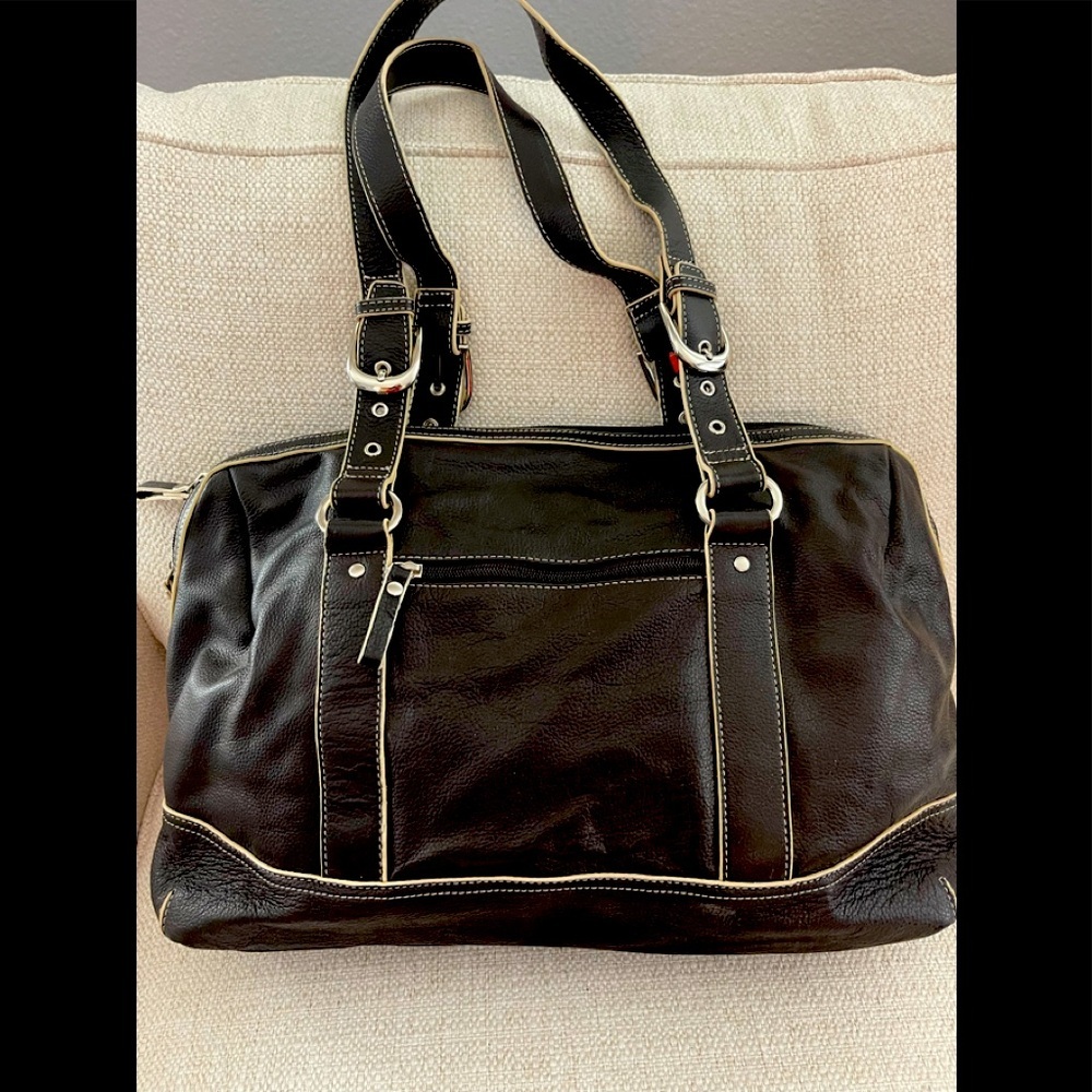 Franklin covey leather handbag New